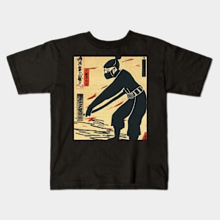 Story of black ninja Kids T-Shirt